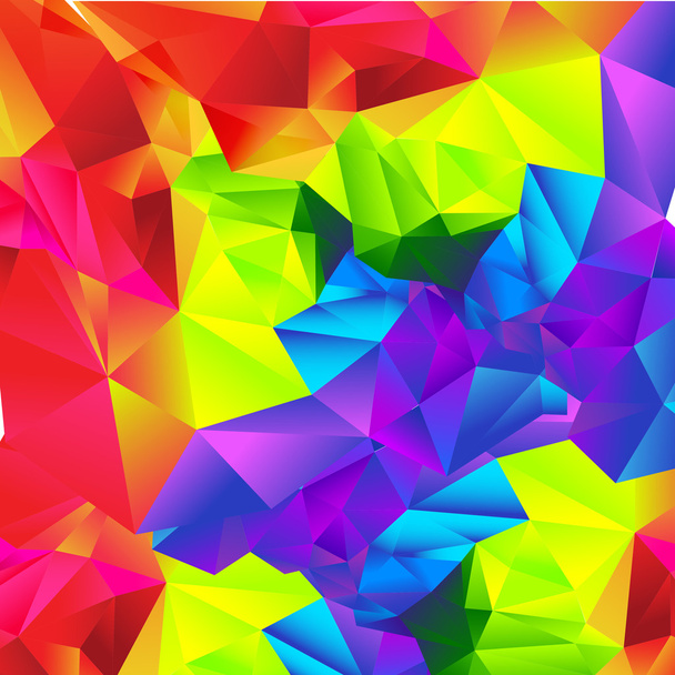 Abstract background colorful triangle polygonal element 002 - Vektor, kép