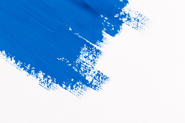 stroke blue paint brush - Foto, immagini