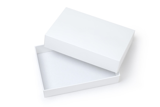 Caja blanca abierta
 - Foto, Imagen