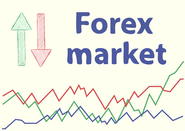 rynku Forex - Wektor, obraz