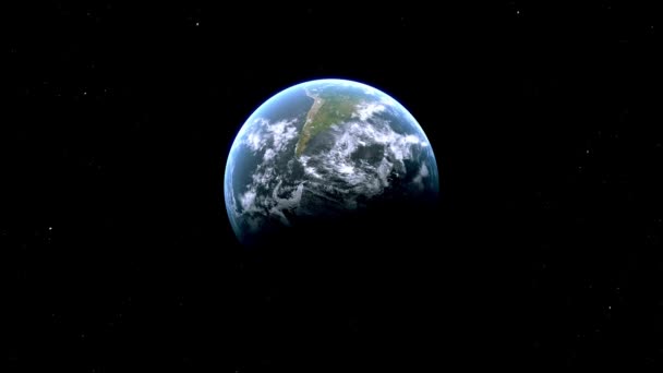 Sucre Carte de la ville Zoom (Bolivie) de l'espace à la terre - Séquence, vidéo