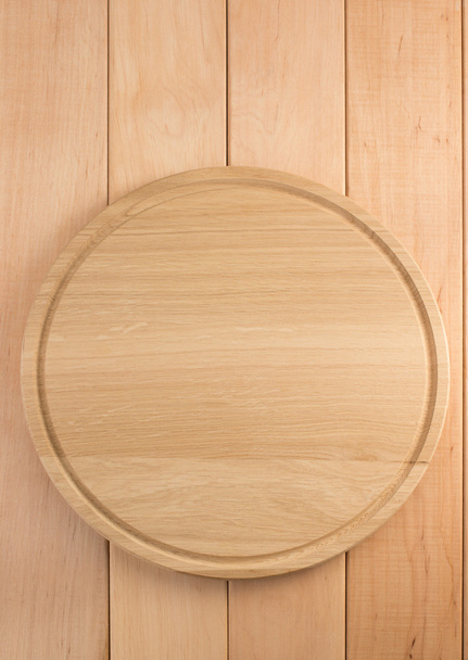 Cutting board on wood - Foto, afbeelding