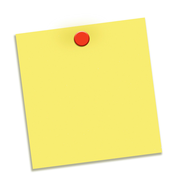 κίτρινα κολλώδη σημείωση  - Φωτογραφία, εικόνα