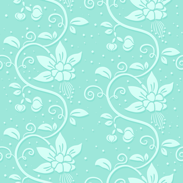 Abstract seamless floral pattern - Vektör, Görsel