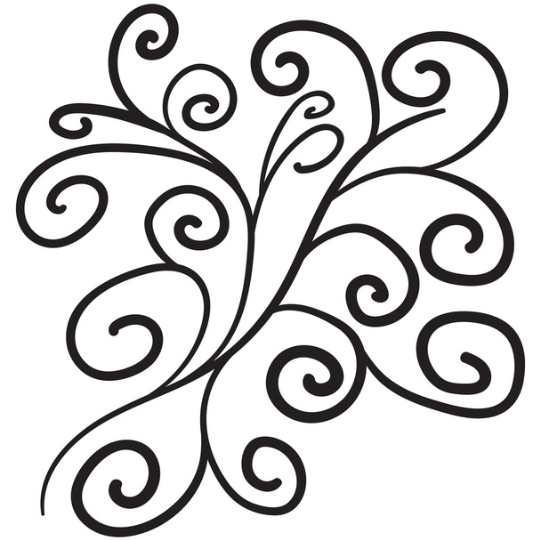 Doodle floral pattern. Vector 11 - Вектор, зображення