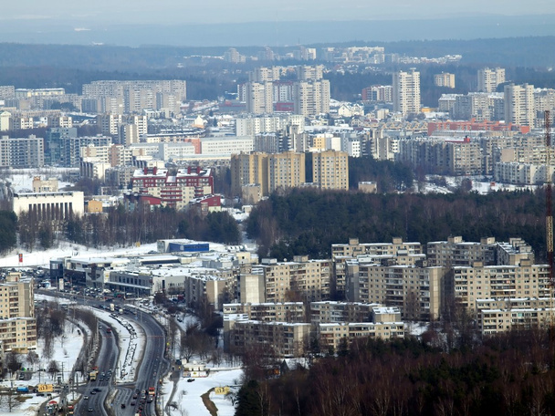 Talvi Vilnan kaupungissa
 - Valokuva, kuva