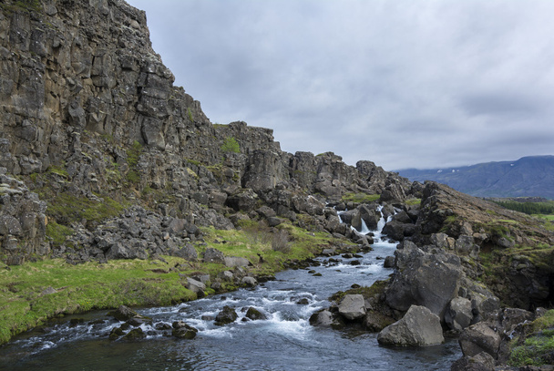 Park Narodowy Thingvellir w Islandii - Zdjęcie, obraz