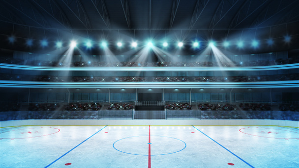 Eishockeystadion mit Fans - Foto, Bild