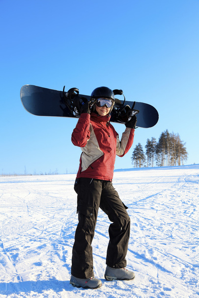 snowboarder femenino
 - Foto, Imagen