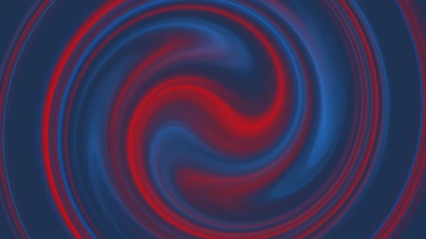 Анотація синіх і червоних рідких градієнтних хвиль. Відео анімація. - Кадри, відео