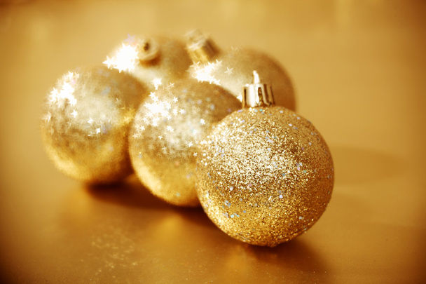 Golden christmas - Foto, Bild