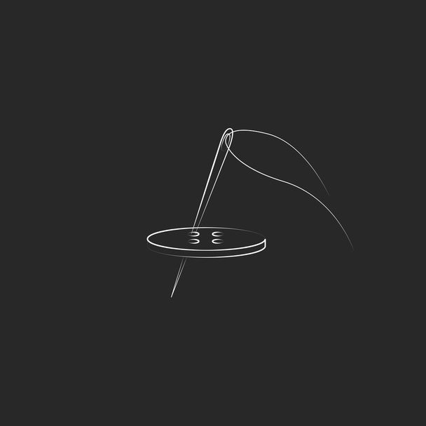 Krejčí, švadlena logo - Vektor, obrázek