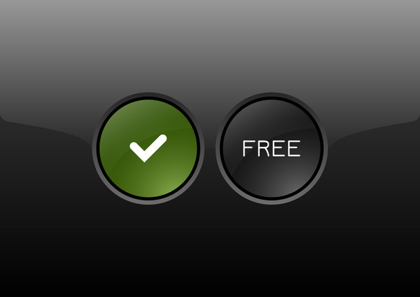 Free Button - Vector, imagen
