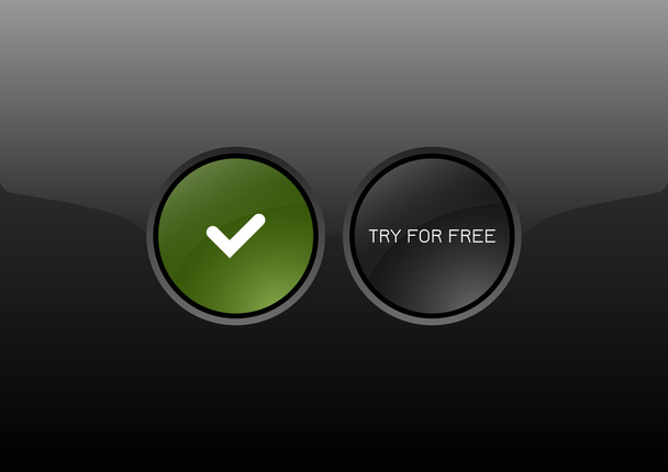 Free Trial Button - Вектор,изображение
