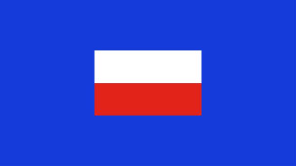 Poland Flag European Nations 2024 Teams Countries European Germany Football Symbol Logo Design Vector Illustration - Vector, Image