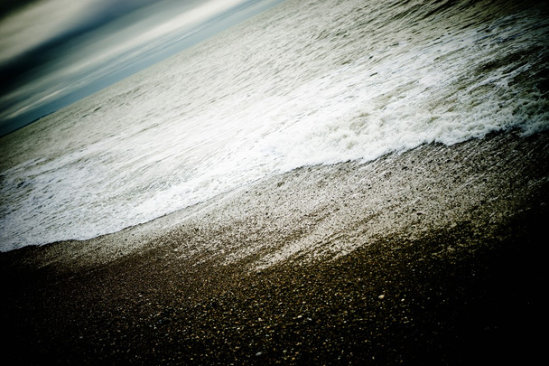 Playa oscura
 - Foto, imagen