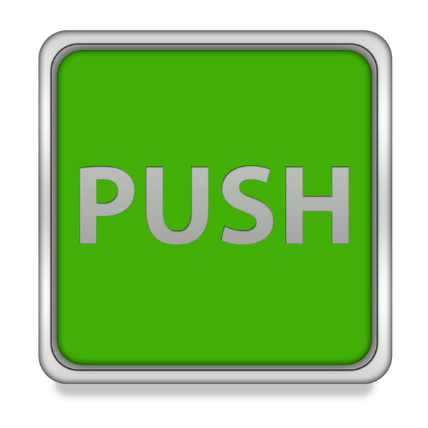 push square icon on white background - Fotó, kép