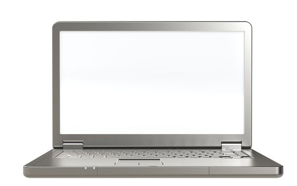 Φορητός υπολογιστής απομονωμένος - Φωτογραφία, εικόνα