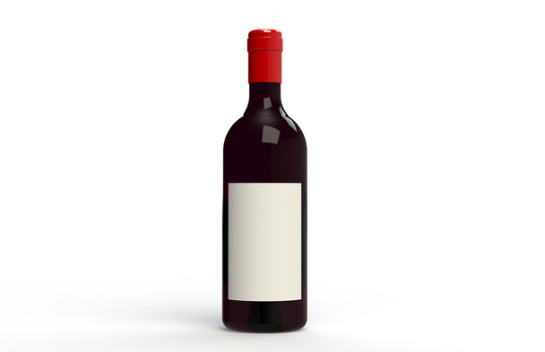 Wine. Red Wine Bottle with copy space - Foto, Imagen