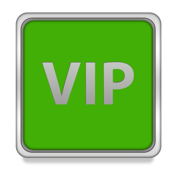 VIP négyzet alakú ikon a fehér háttér - Fotó, kép