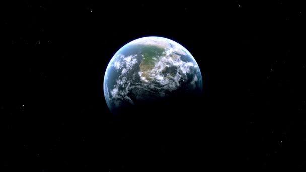 Pala Carte de la ville Zoom (Tchad) de l'espace à la terre - Séquence, vidéo
