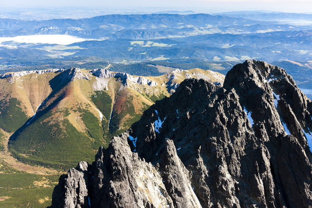 Vue de Lomnicky Peak, Vysoke Tatry (Hautes Tatras), Slovaquie
 - Photo, image