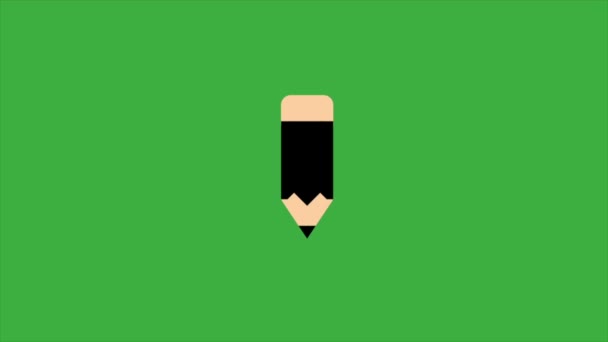 Crayon de signe vidéo d'animation sur fond vert - Séquence, vidéo
