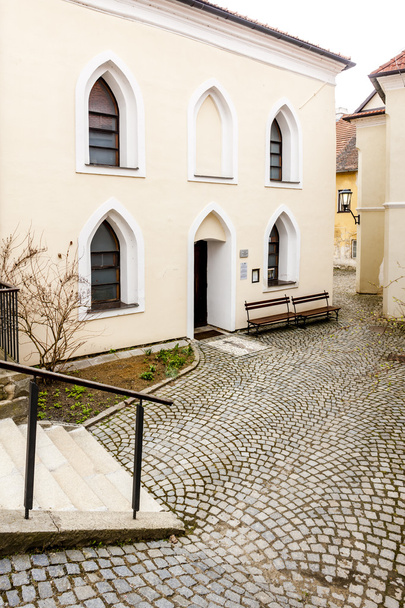 Front synagogue, Jewish Quarter, Trebic, Czech Republic - Photo, Image
