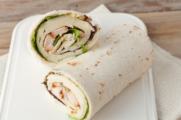 sandwich wrap or tortilla - Photo, Image