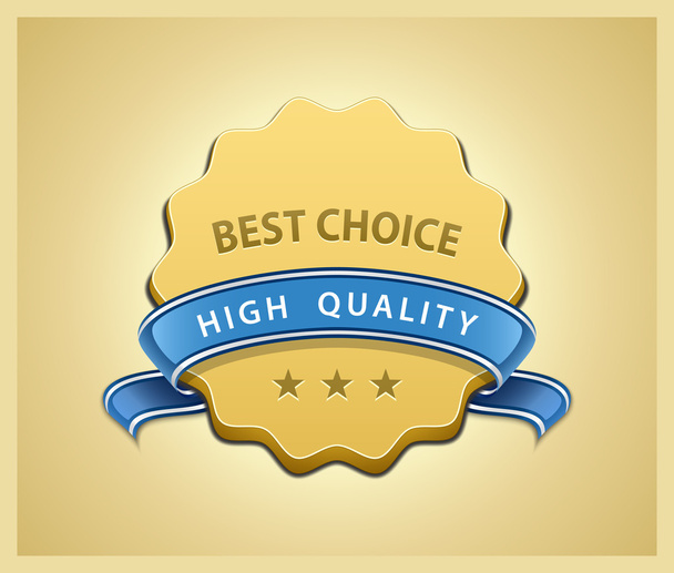 Best choice seal - Wektor, obraz