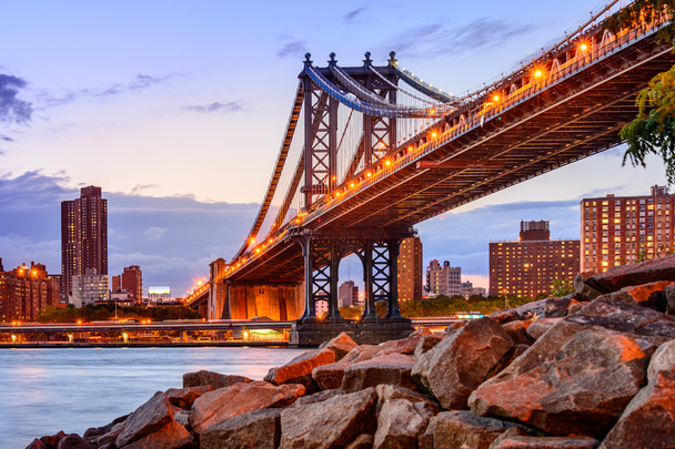 Manhattanin sillan kaupunkimaisema
 - Valokuva, kuva