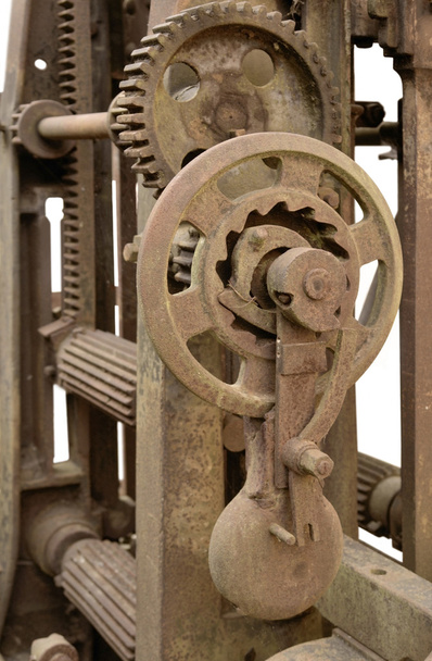 detalle de la máquina oxidada
 - Foto, Imagen