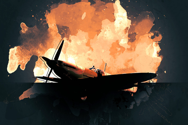 Spitfire Supermarine
 - Photo, image
