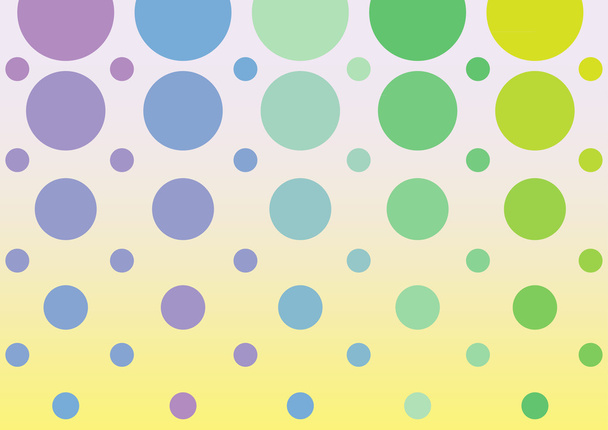 Colourful dotted background - Vector, Image