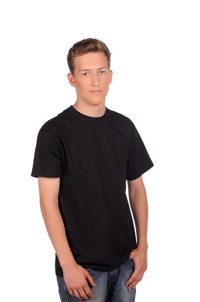 boy in the black shirt - Photo, image