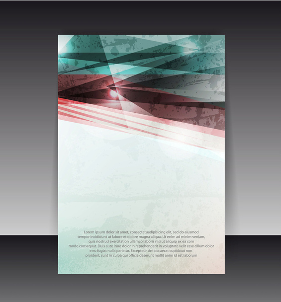 Flyer or Cover Design. Folder design content background. editabl - Vector, Image