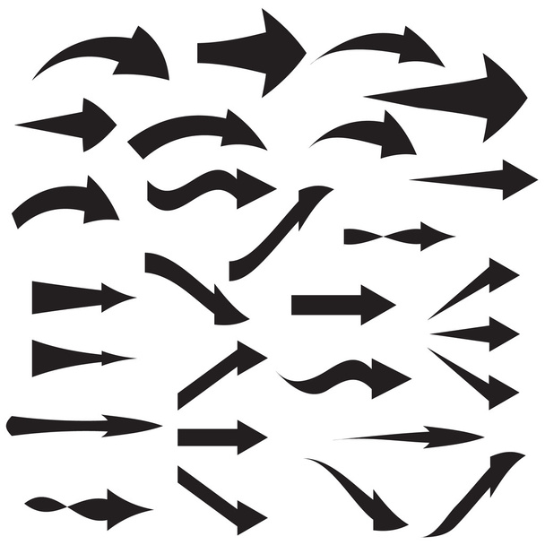 Conjunto de iconos de flecha curvada Ilustración vectorial
 - Vector, Imagen