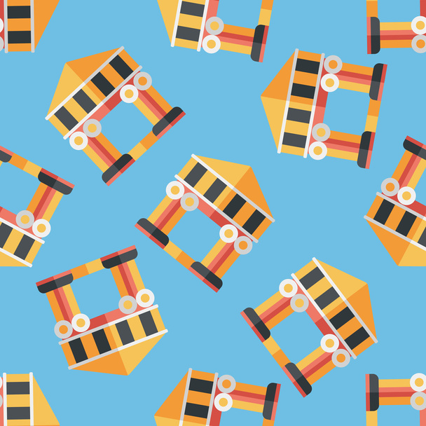 Building flat icon,eps10 seamless pattern background - ベクター画像