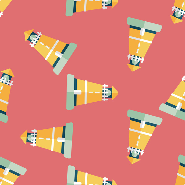 lighthouse flat icon,eps10 seamless pattern background - ベクター画像