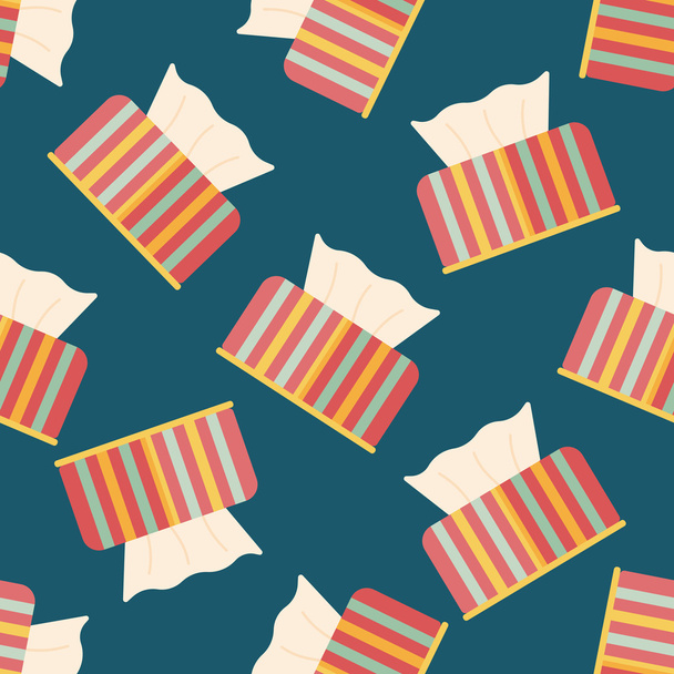 kitchenware tissue paper flat icon,eps10 seamless pattern background - Vektor, obrázek