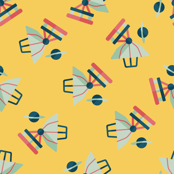 Space Telescope flat icon,eps10 seamless pattern background - ベクター画像