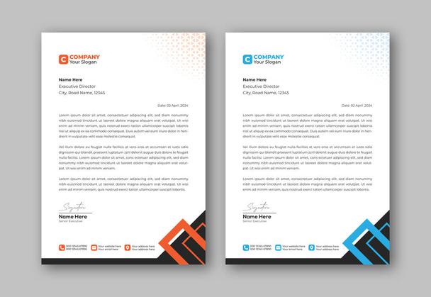 Modernes Briefpapier-Design für Unternehmen - Vektor, Bild