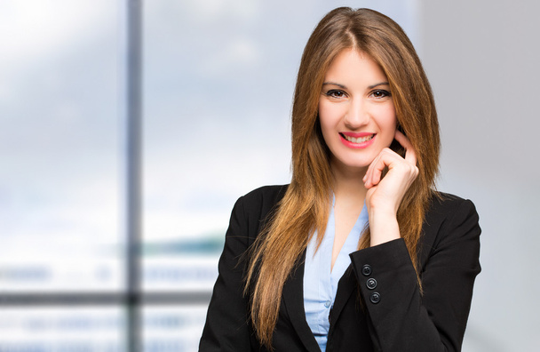 Young smiling businesswoman - Photo, image