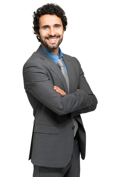 Smiling handsome businessman - Photo, image