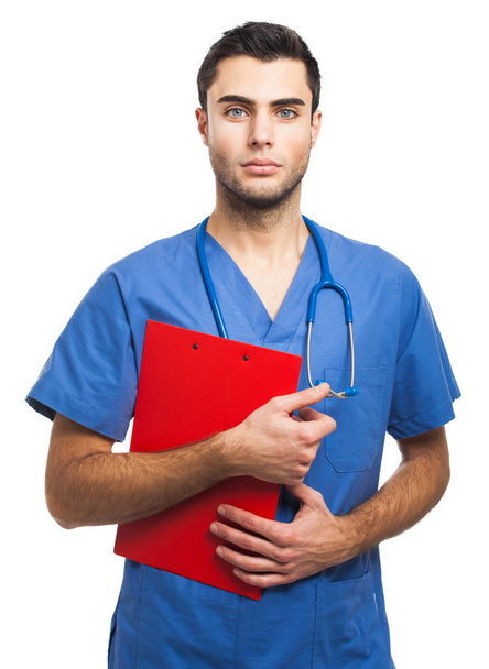 Young male doctor at hospital - Photo, Image