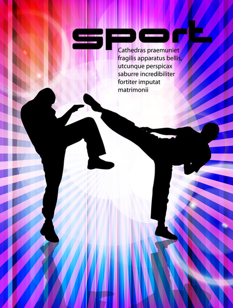 Illusione di karate
 - Vettoriali, immagini