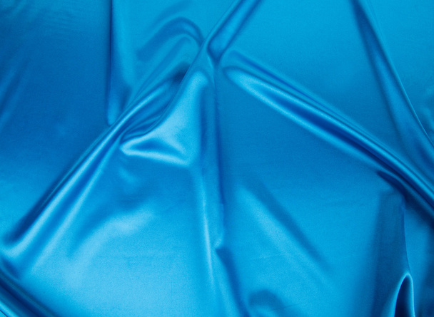 Blue silk cloth - Φωτογραφία, εικόνα
