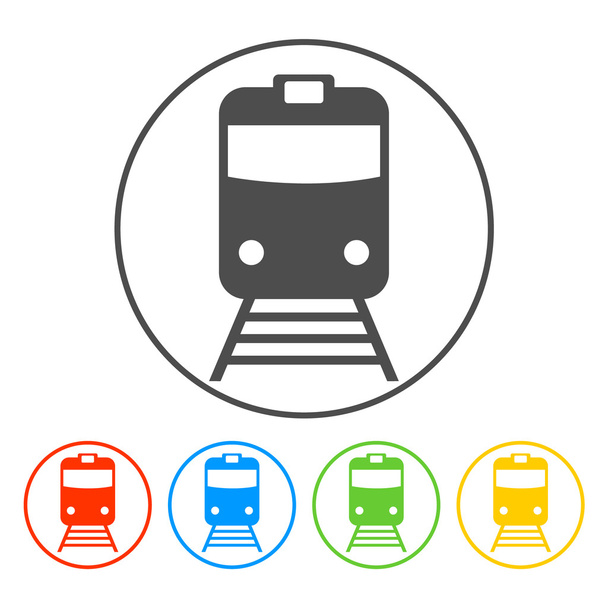 Train icon - Vector, Image