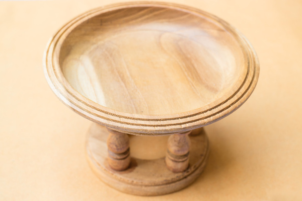 Oriental style of wood carving tray  - Photo, Image