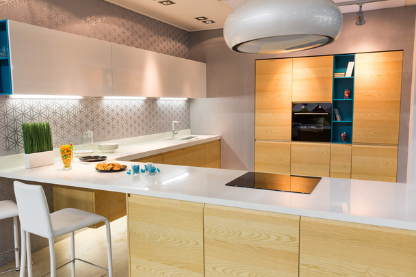 Moderní kuchyně interiér - Fotografie, Obrázek